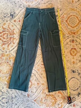 Divided Dark Olive Green Cargo Pants